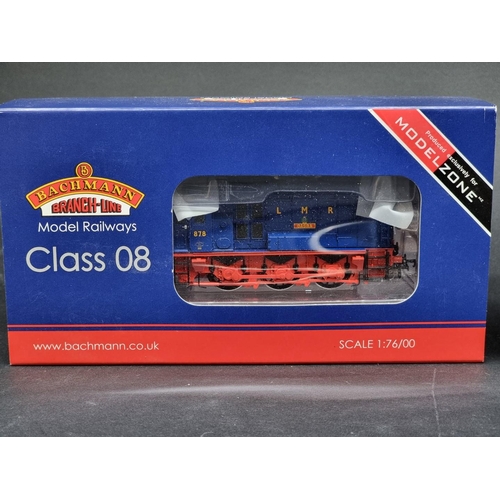 173 - Bachmann: two boxed diesel shunters, comprising: 878 'Basra', No.32-102U; and 13029 BR Black. (2)... 