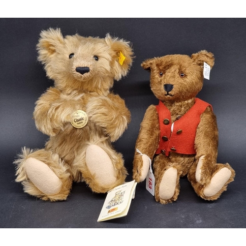 183 - Steiff: a Classic 1903 'Mr Cinnamon', caramel mohair growler bear, No.000188 with swing tag; togethe... 