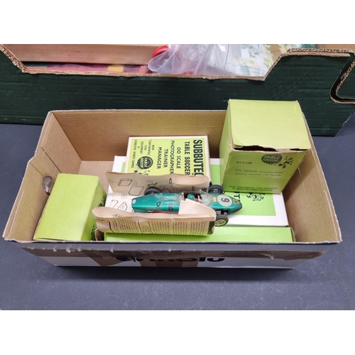 209 - Miscellaneous Toys: a small group of boxed Subbuteo items; together with a 'Wearwell' part tool set ... 