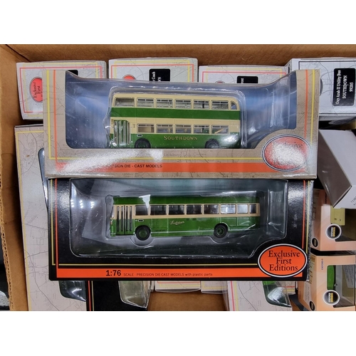 212 - Diecast: a collection of boxed bus and coach models with examples by Corgi, Vanguards and EFE.... 