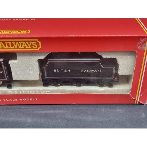 22 - Hornby: a boxed BR 4-6-0 Class 5 locomotive, No.45292, limited edition with certificate; together wi... 