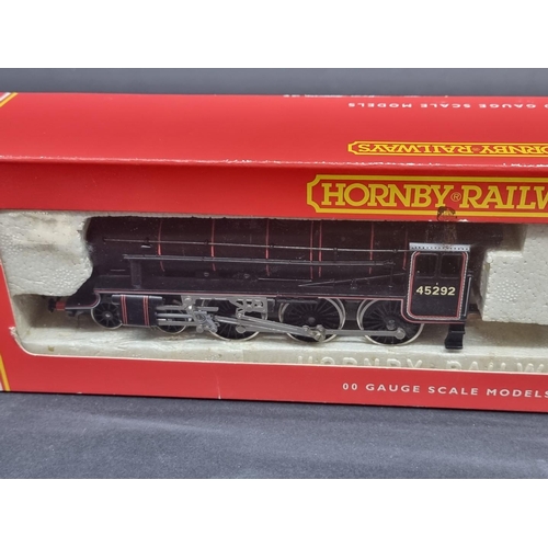 22 - Hornby: a boxed BR 4-6-0 Class 5 locomotive, No.45292, limited edition with certificate; together wi... 