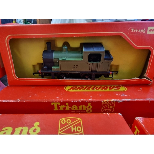 235 - Triang Railways: OO gauge: a group of eleven vintage locomotives, most in original boxes; to include... 