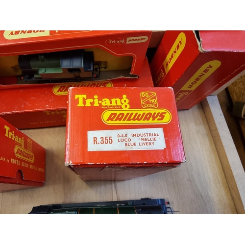 235 - Triang Railways: OO gauge: a group of eleven vintage locomotives, most in original boxes; to include... 