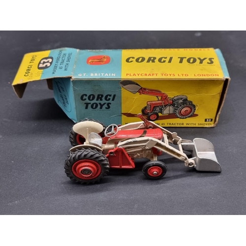 47 - Corgi: a collection of ten vintage boxed Corgi vehicles, to include No.17 Gift Set, and No.53 T... 