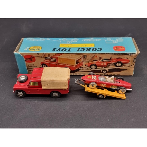 47 - Corgi: a collection of ten vintage boxed Corgi vehicles, to include No.17 Gift Set, and No.53 T... 