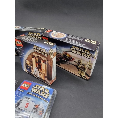 5 - Star Wars: a collection of Lego playsets, comprising: 7200; 7119; 7113; 7103; 4475; together with th... 