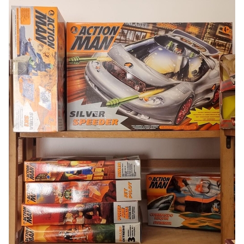 52 - Action Man: seven boxed items, comprising: Scuba Ski; Silver Speeder; Ninja; Swimmer; Roller Ex... 