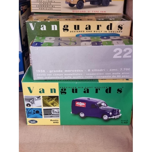 61 - Diecast: a group of boxed diecast vehicles, to include examples by Vanguards, Matchbox, Corgi, ... 