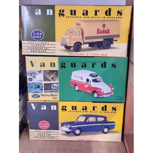 61 - Diecast: a group of boxed diecast vehicles, to include examples by Vanguards, Matchbox, Corgi, ... 