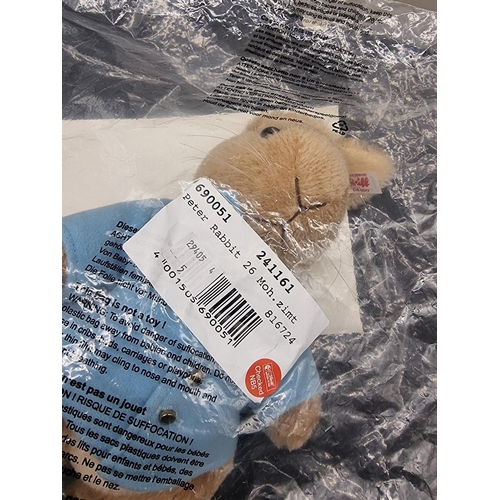 7 - Steiff: limited edition Peter Rabbit unopened in bag with certificate; together with carrot and... 