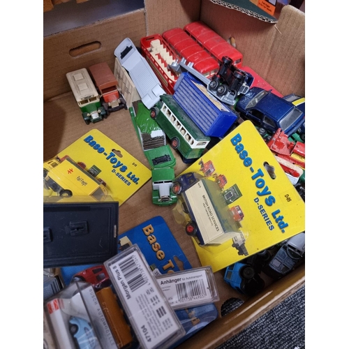 84 - Diecast: a tray of playworn diecast vehicles, with examples by Lone Star, Solido, Corgi etc, so... 