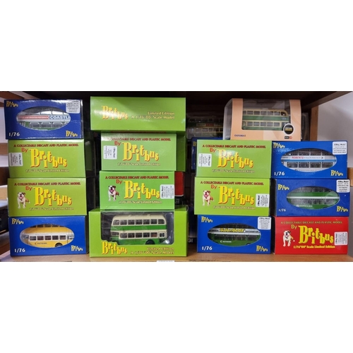 87 - Diecast: a collection of boxed bus and coach models, to include examples by Britbus, Oxford and Orig... 