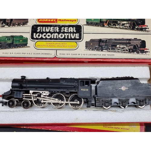 89 - Hornby: a collection of boxed locomotives and coaches, to include 'St Patrick' Saint Class No.R2019;... 