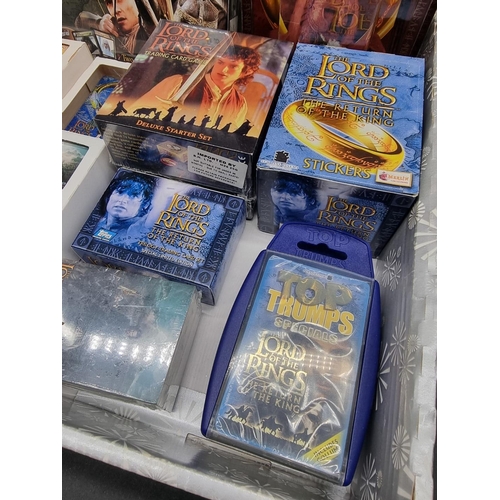 9 - The Lord of the Rings: a collection of various trading cards relating to the film series, some ... 