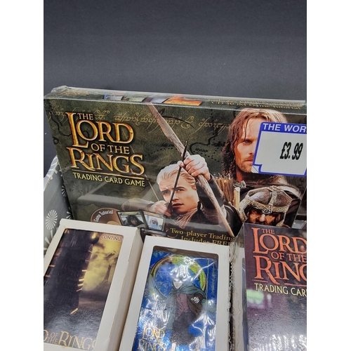 9 - The Lord of the Rings: a collection of various trading cards relating to the film series, some ... 