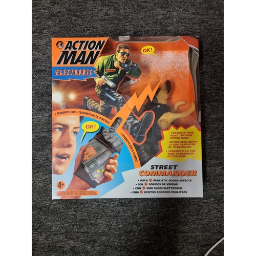 91 - Action Man: six boxed items, comprising: Street Racer; Super Bike; Survival Base Camp; Street C... 