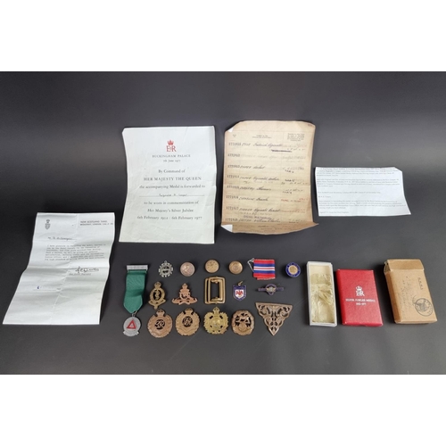 733 - Medals: a WWII group of four, in original issue box, to: R A Cooper; together with associated papers... 