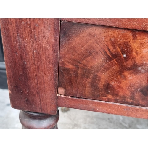 1059 - A Victorian mahogany washstand, 122cm wide.