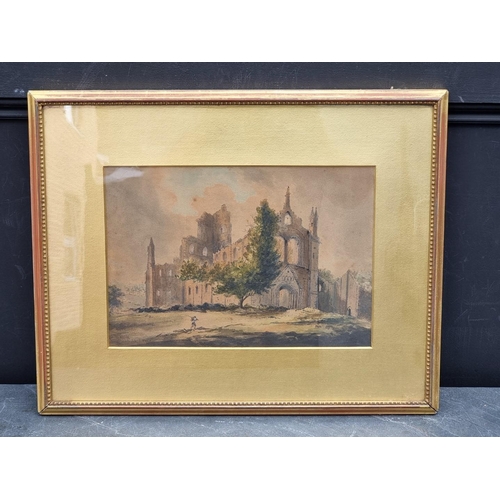 1162 - English School, 19th century, 'Kirkstall Abbey', watercolour, 23 x 34cm.