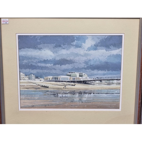 1188 - Keith Burtonshaw, Fishing boats in an Estuary, signed, watercolour, 36 x 51cm; together with Jo... 