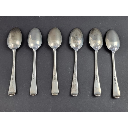 102 - A set of six silver teaspoons, probably by Josiah Williams & Co, London 1916, 120g.... 