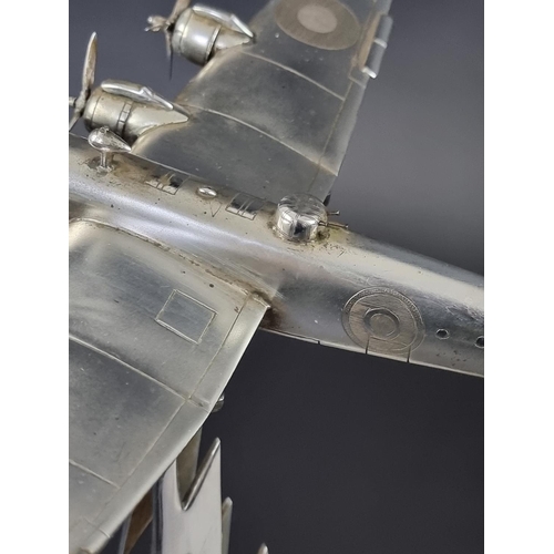 215 - An historically important silver RAF Handley Page Halifax heavy bomber, by The Goldsmiths & Silv... 