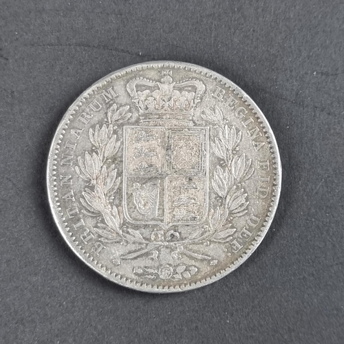 436 - Coins: a Victoria 1847 silver crown.