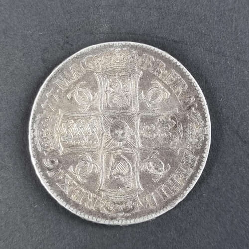 439 - Coins: a Charles II 1677 silver crown, Nono.