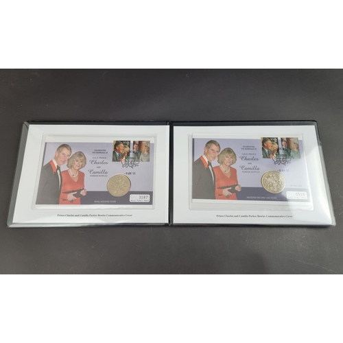 472 - Coins: a 'Celebrating The Marriage of Charles and Camilla Parker Bowles' Wedding Day First Day Cover... 