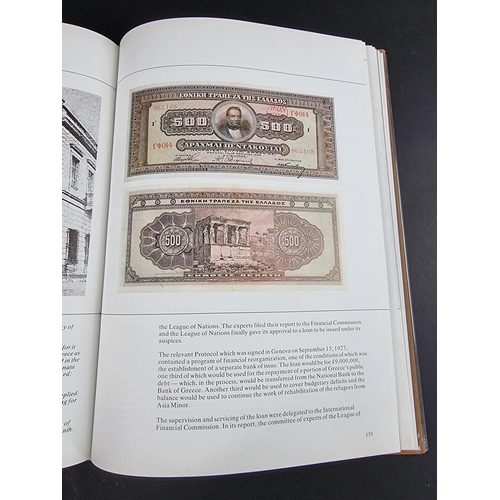 487 - Books: 'The Bank Notes of Greece from 1828 Until The Present Day', hardback 1979.