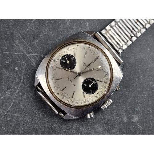 501 - A 1967 Breitling 'Top Time' chronograph stainless steel manual wind wristwatch, 37mm, Ref. 2011, wit... 