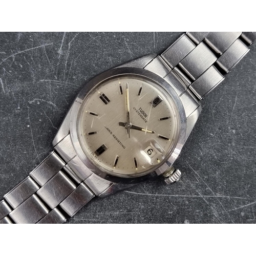 503 - WITHDRAWN FROM AUCTION A 1960s Tudor 'Oyster Date' stainless steel manual wind wristwatch, 34mm, on ... 