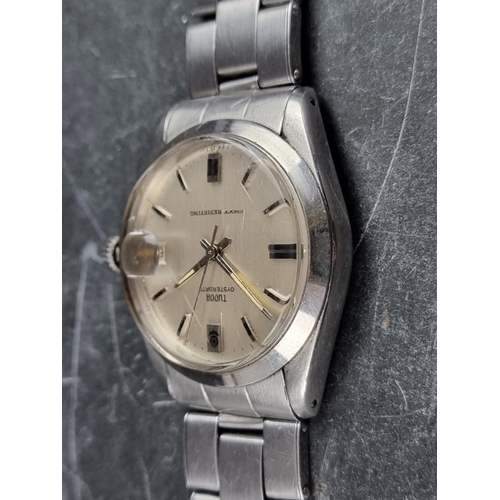 503 - WITHDRAWN FROM AUCTION A 1960s Tudor 'Oyster Date' stainless steel manual wind wristwatch, 34mm, on ... 