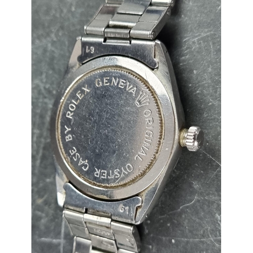 503 - WITHDRAWN FROM AUCTION A 1960s Tudor 'Oyster Date' stainless steel manual wind wristwatch, 34mm, on ... 