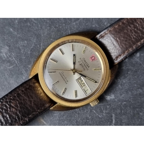 508 - An early 1970s Omega 'Electronic f300hz' gold plated chronometer wristwatch, 35mm, Ref. 198 0066, Bu... 