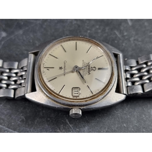 513B - A 1966 Omega 'Constellation' stainless steel automatic wristwatch, 34mm, Ref. ST 168 017, Cal. 564, ... 