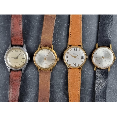 524 - A group of vintage 'Russian Factory' wristwatches. (4)