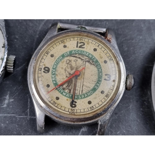 543 - An interesting group of vintage wristwatches, to include: examples by Lucerne, Favre Leuba; and Nivi... 