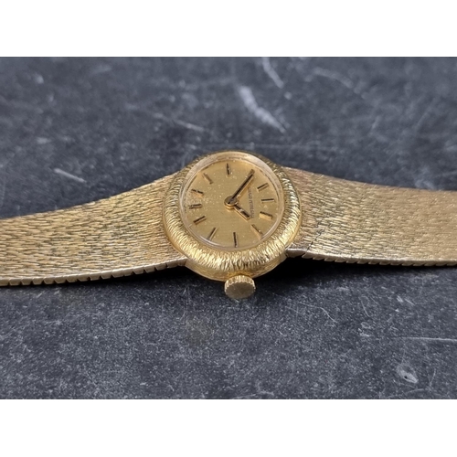 549 - A vintage Girard-Perregaux 18ct gold manual wind wristwatch, 22mm, Case ref. 946OHA, Serial No. 6719... 