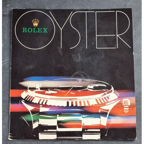 563 - A late 1970s Rolex 'Oyster' booklet, Ref. 124.01 UK-10-1.1983.