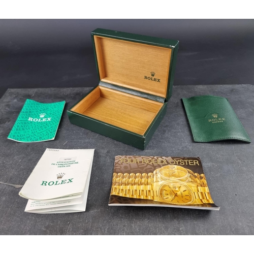 566 - A late 1990s Rolex wristwatch case, Ref. 68.00.2, (lacking cushion); together with a Rolex 'Oyster' ... 