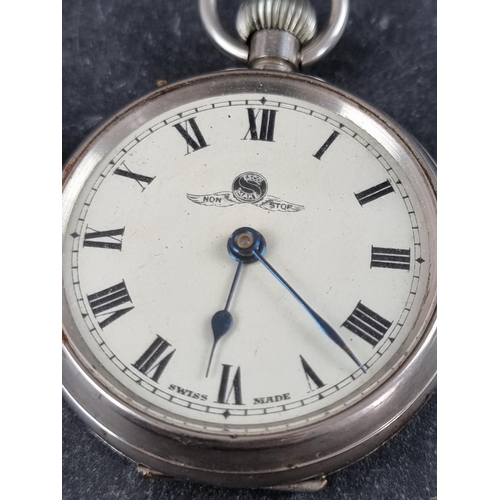 596 - A silver open face stem wind fusee pocket watch, by Thomas Allen, Wolverhampton, No.3317, the case b... 