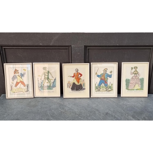 1173 - A set of five Waldo Lanchester theatrical prints, 25 x 18.5cm.