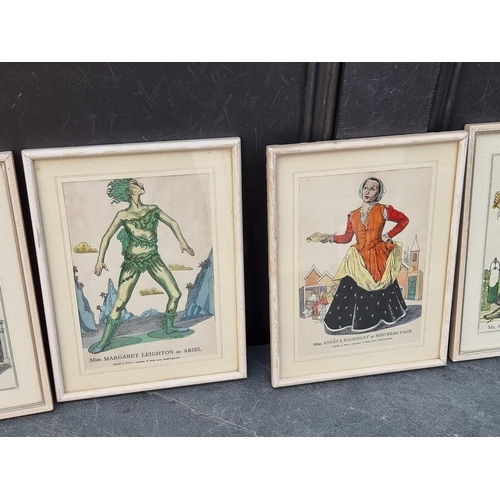 1173 - A set of five Waldo Lanchester theatrical prints, 25 x 18.5cm.