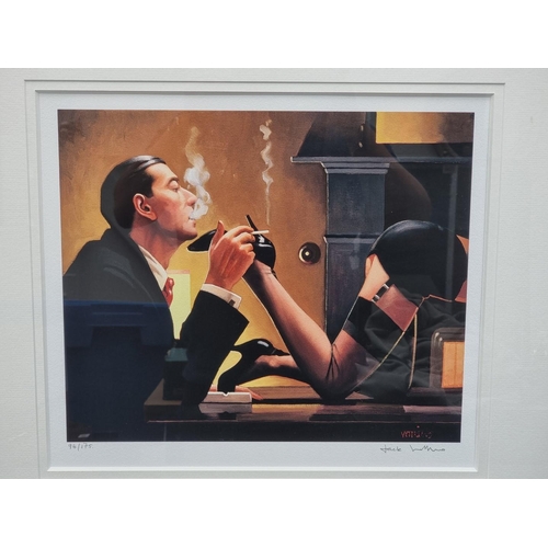 1217 - Jack Vettriano, 'Fetish', signed and numbered 94/175, colour print, I.32 x 39cm.