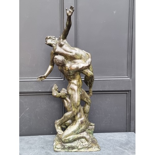 1726 - After Giambologna, 'The Abduction of a Sabine Women', bronze, 104cm high.