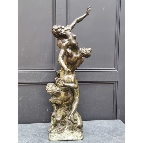 1726 - After Giambologna, 'The Abduction of a Sabine Women', bronze, 104cm high.