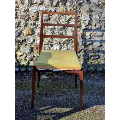 1008 - A mid-century afromosia dining table and six chairs, by Richard Hornby for Fyne Lady, the ... 