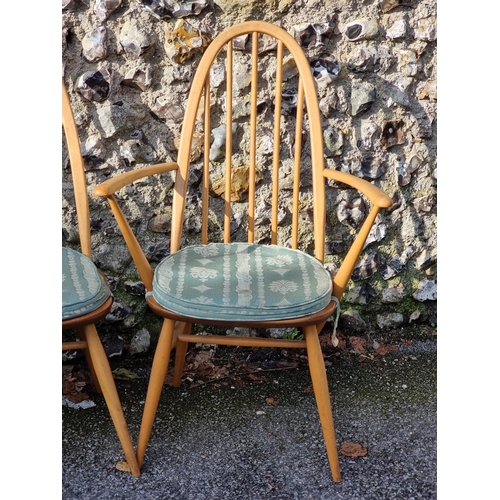 1083 - A set of four Ercol 365 Quaker chairs, to include a pair of elbow chairs.